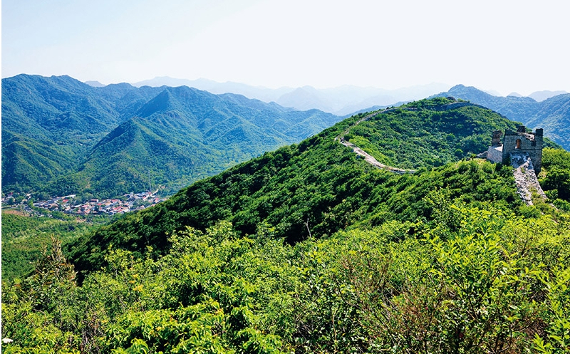 石峡村的长城情